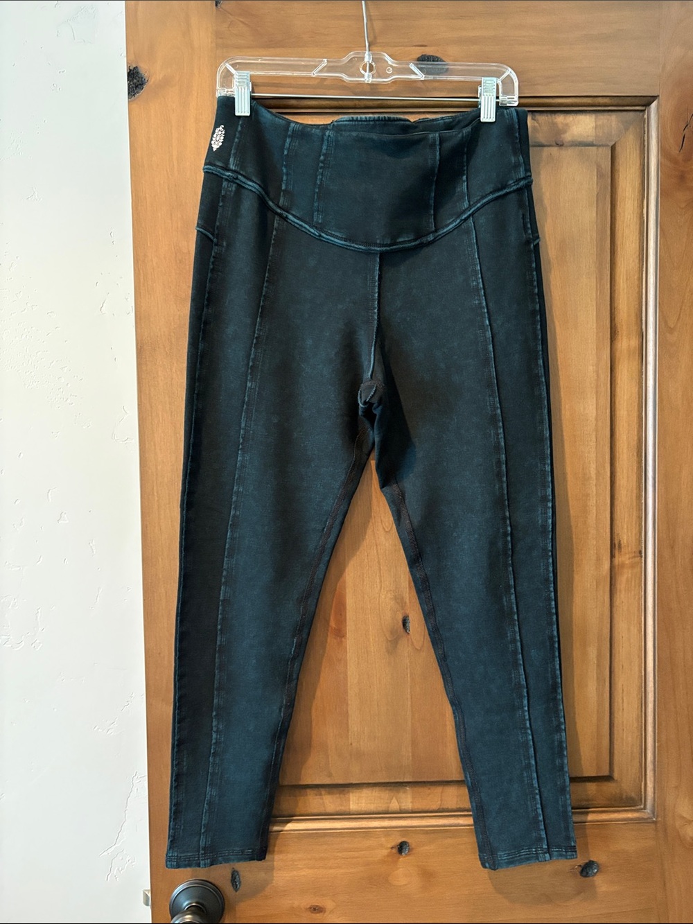 Free People Black Sculpted Jeggings